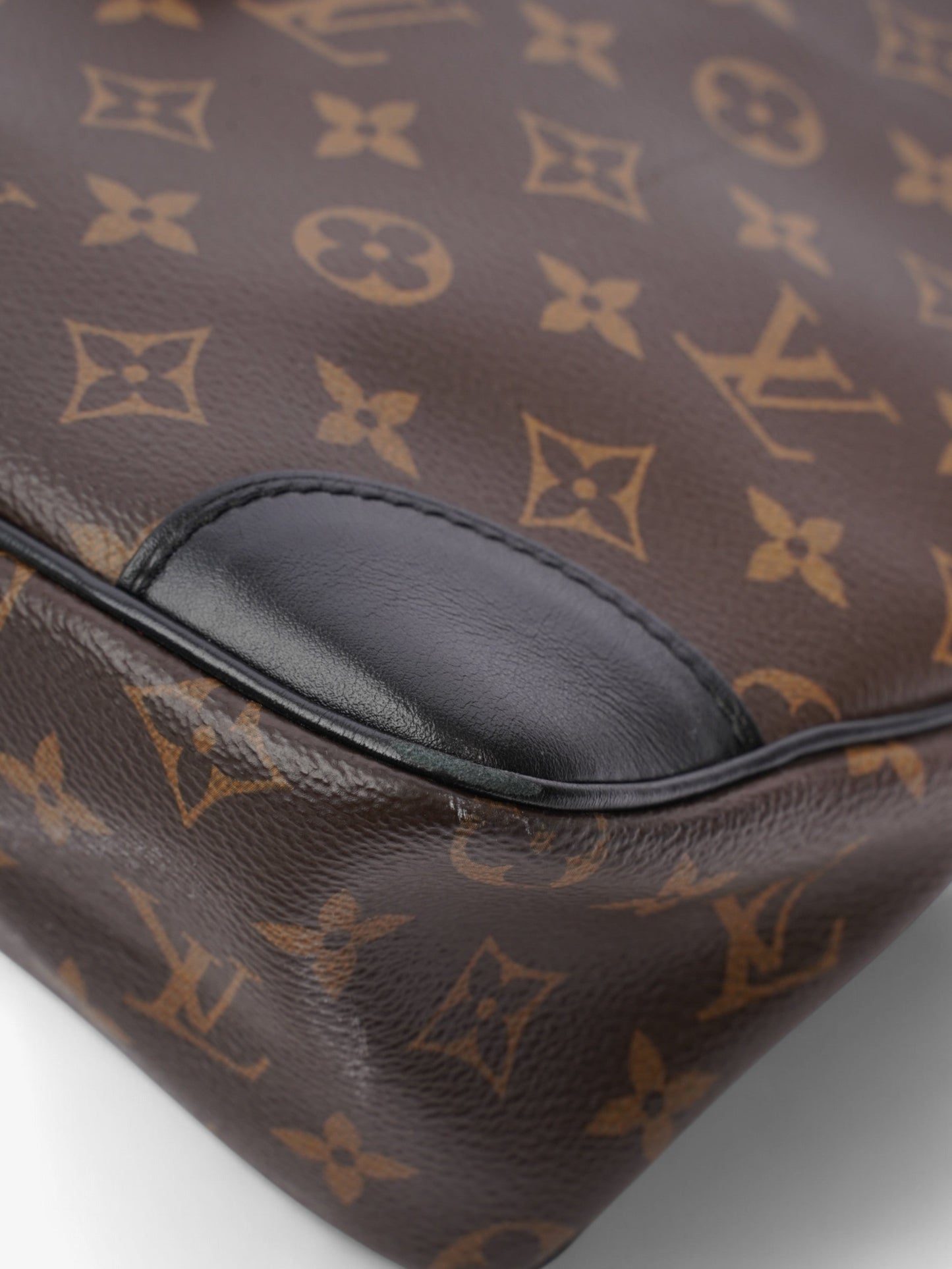 Louis Vuitton Odeon Monogram / Black Coated Canvas MM