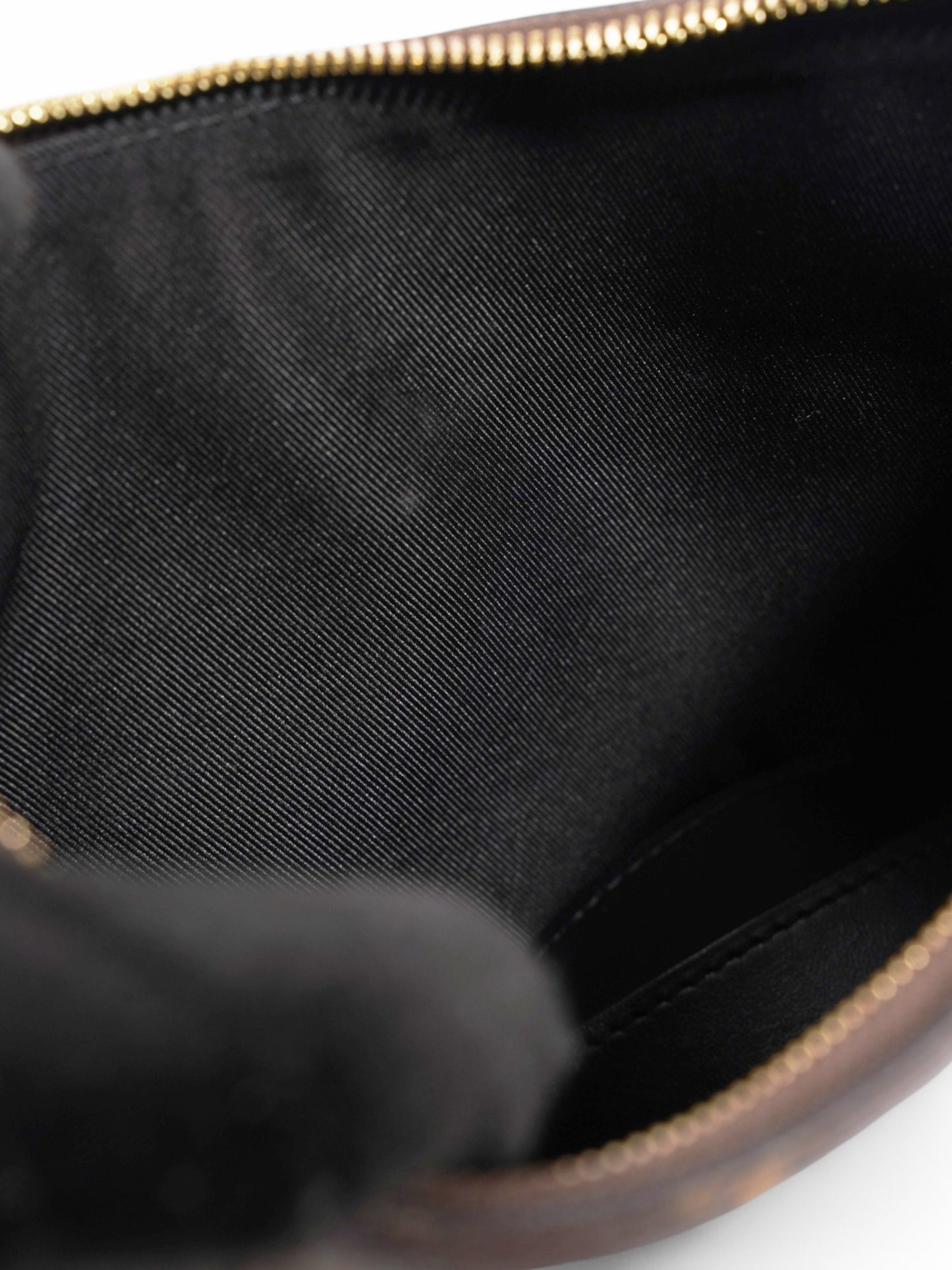 Louis Vuitton Odeon Monogram / Black Coated Canvas MM