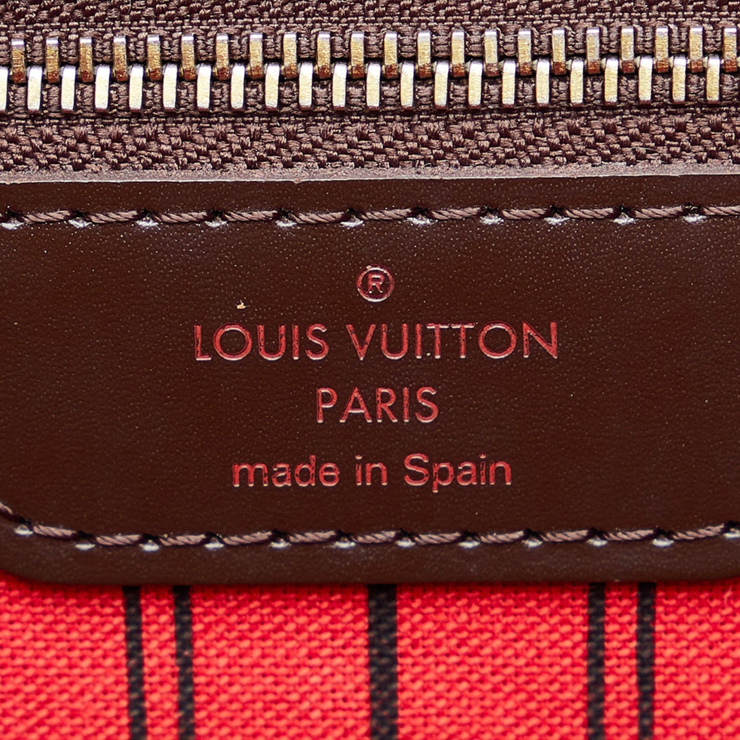 Louis Vuitton Neverfull MM Damier Ebene Canvas