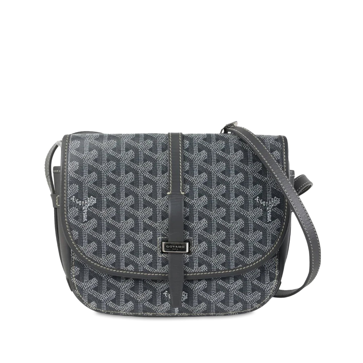 Goyard Goyardine Belvedere II PM Gray Canvas