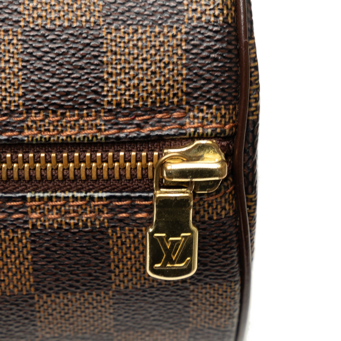 Brown Louis Vuitton Damier Ebene Papillon 30 Handbag