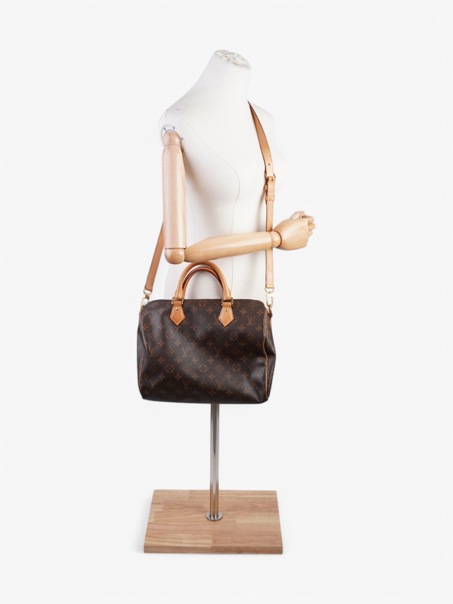 Louis Vuitton Speedy Bandouli猫re Monogram Coated Canvas 30