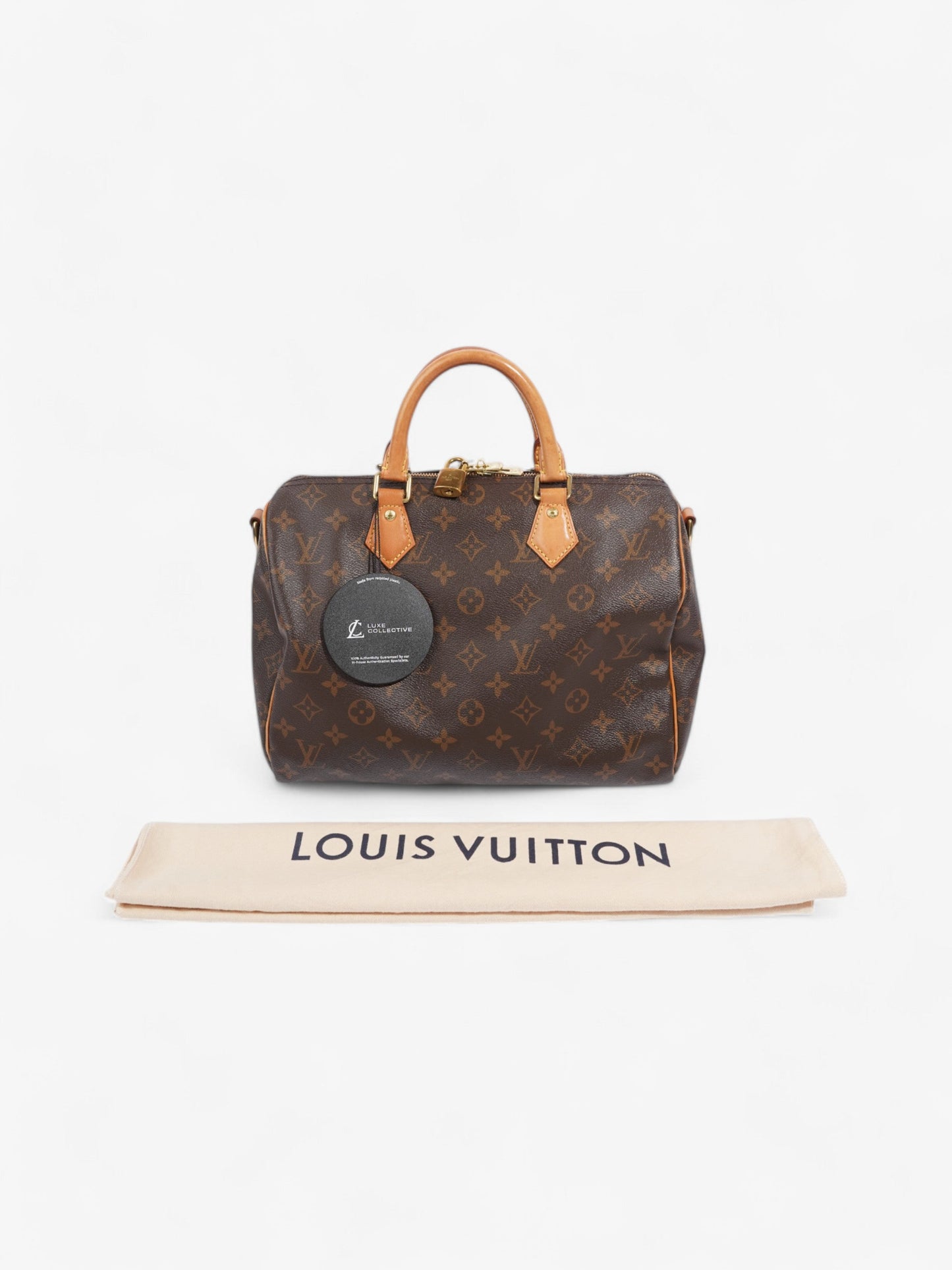 Louis Vuitton Speedy Bandouli猫re Monogram Coated Canvas 30