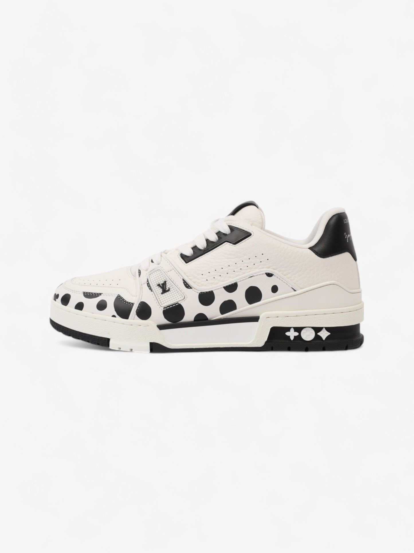 Louis Vuitton Yayoi kusaka Infinity Dots  White  / Black Leather EU 40 UK 6