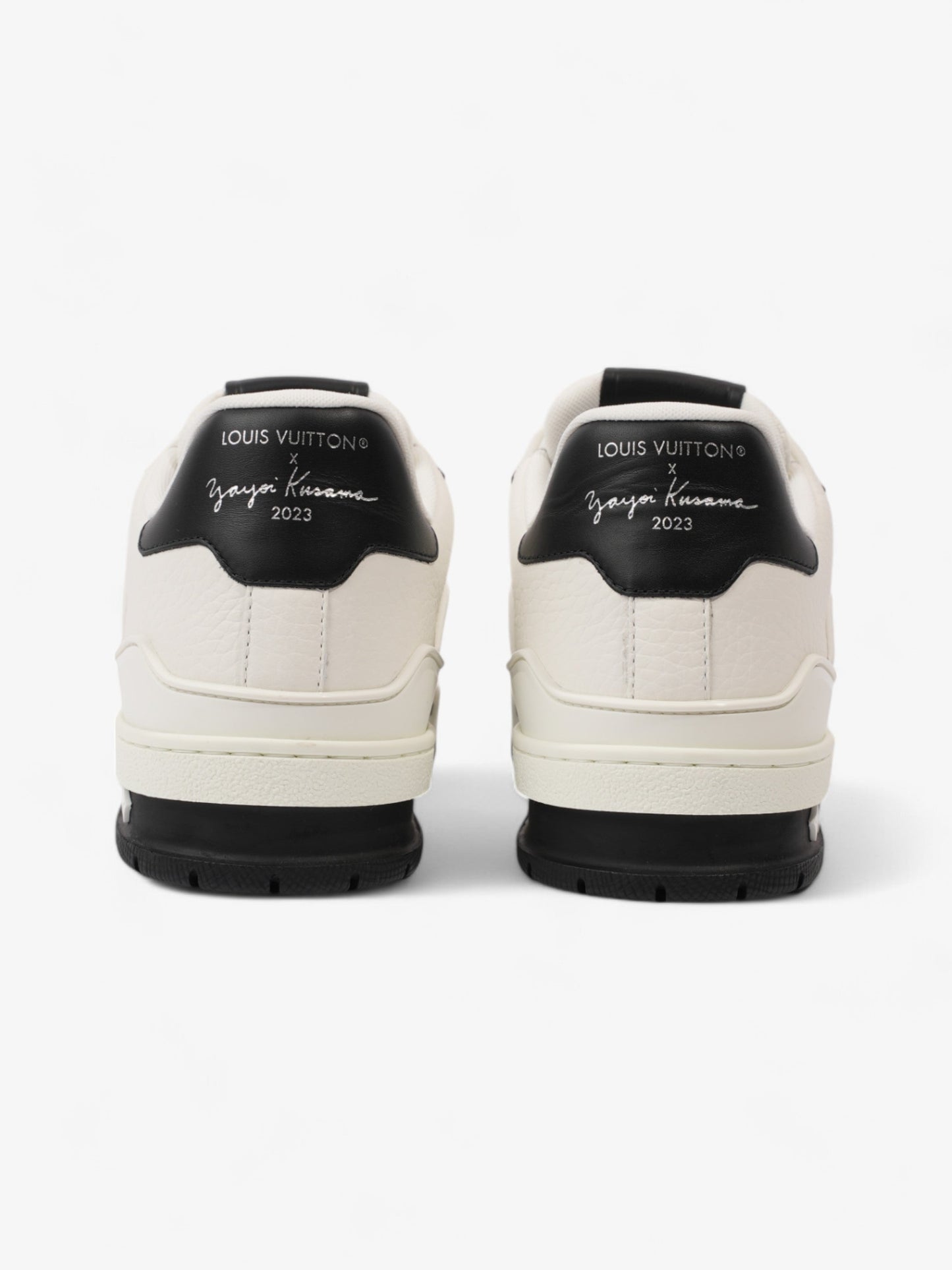 Louis Vuitton Yayoi kusaka Infinity Dots  White  / Black Leather EU 40 UK 6