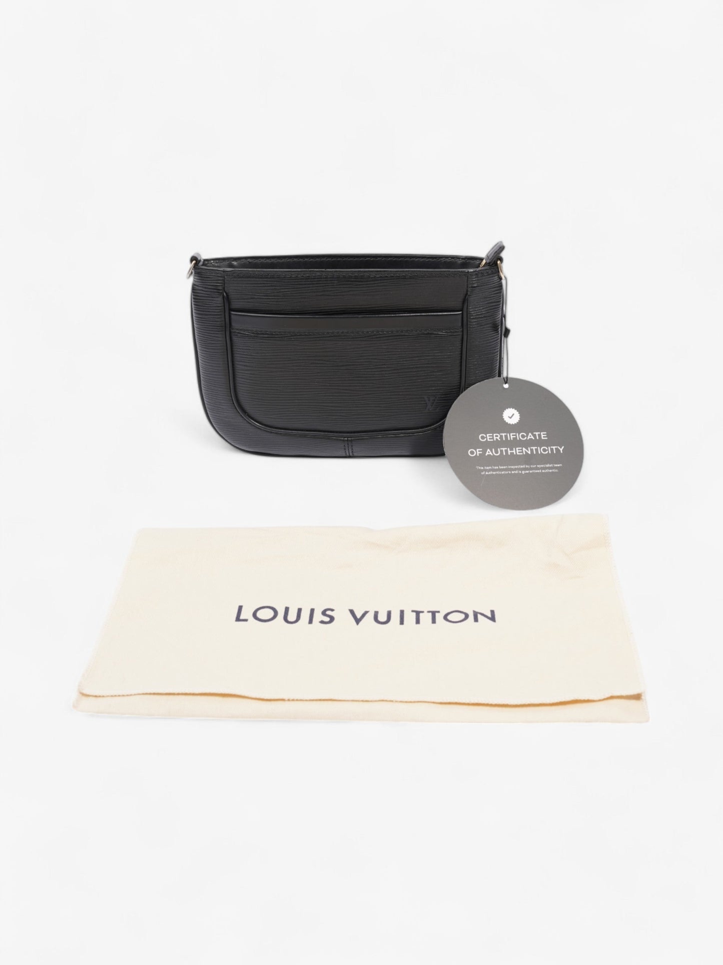 Louis Vuitton Sarvanga Black Epi Leather