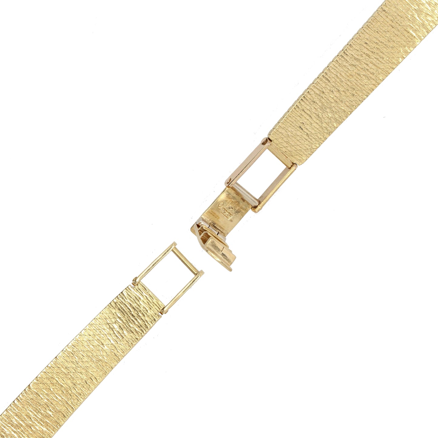 Retro Diamond 18 Karat Yellow Gold Lady's Watch