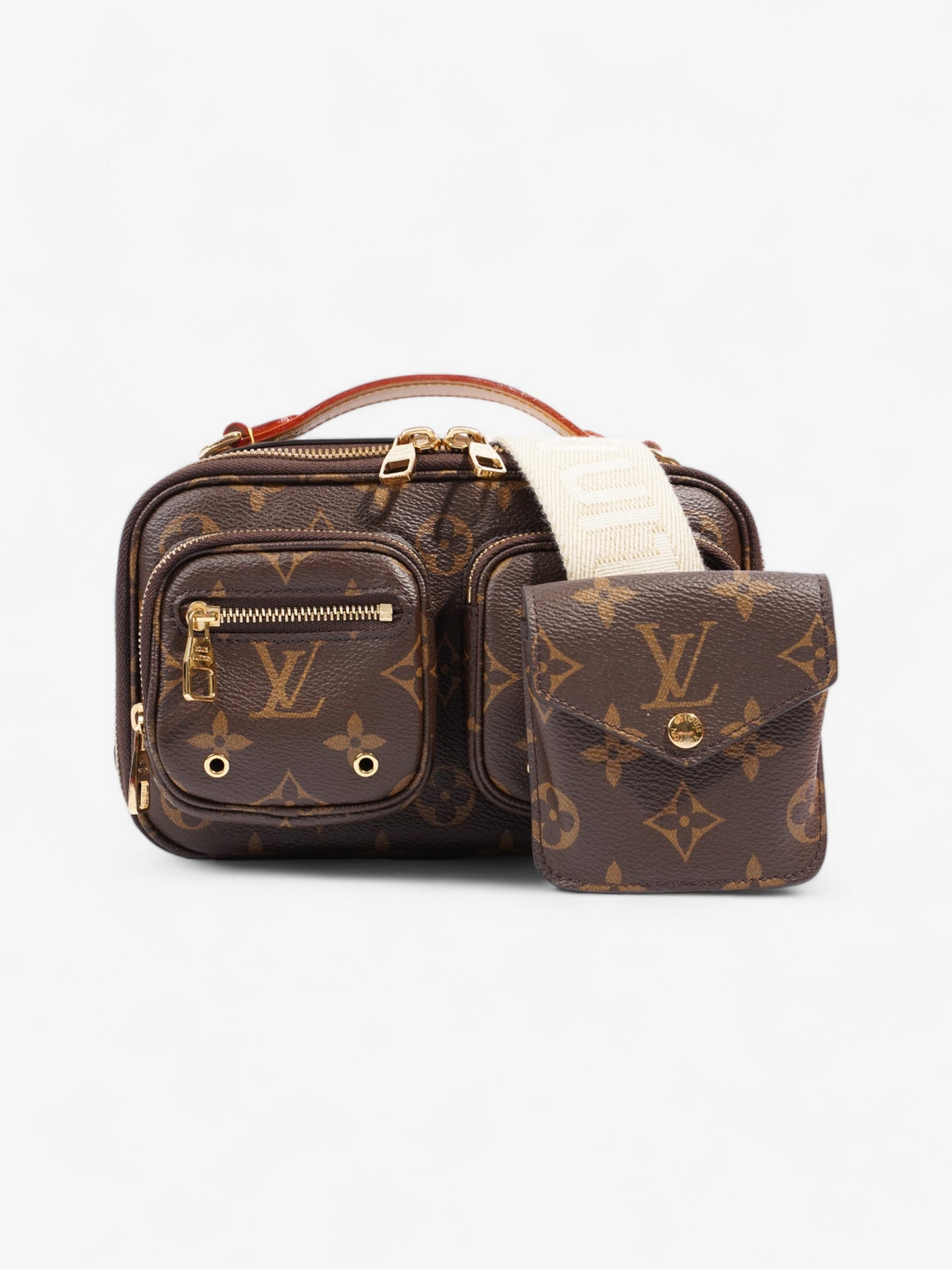 Louis Vuitton Utility Satchel Monogram Coated Canvas