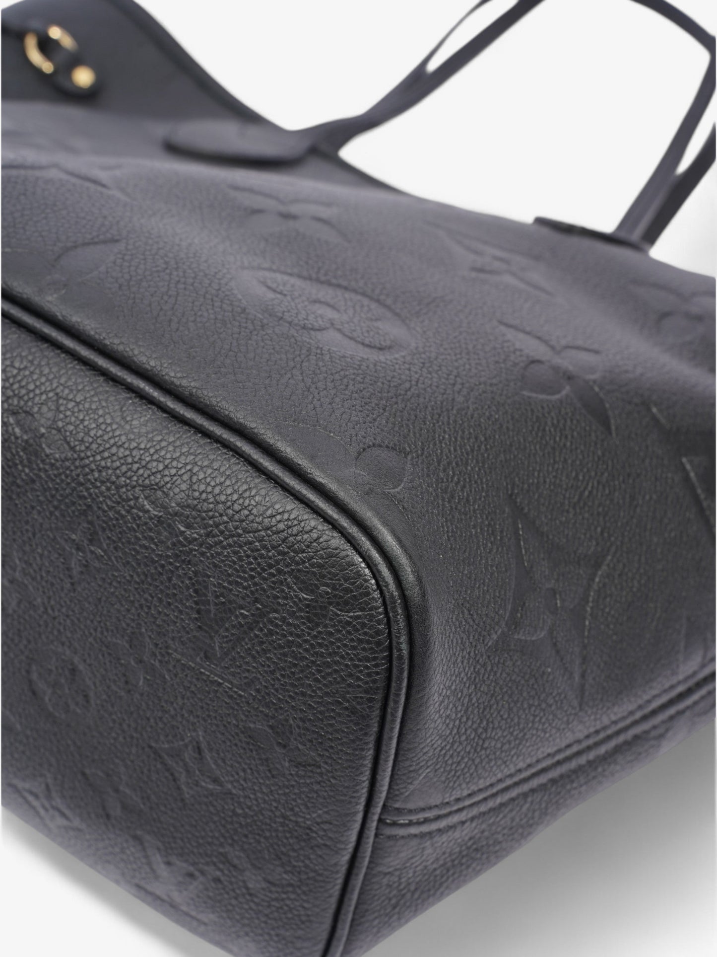 Louis Vuitton Neverfull Black Empreinte Leather MM