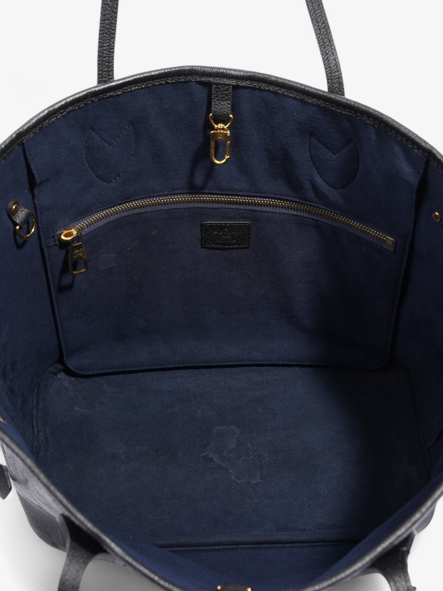 Louis Vuitton Neverfull Black Empreinte Leather MM