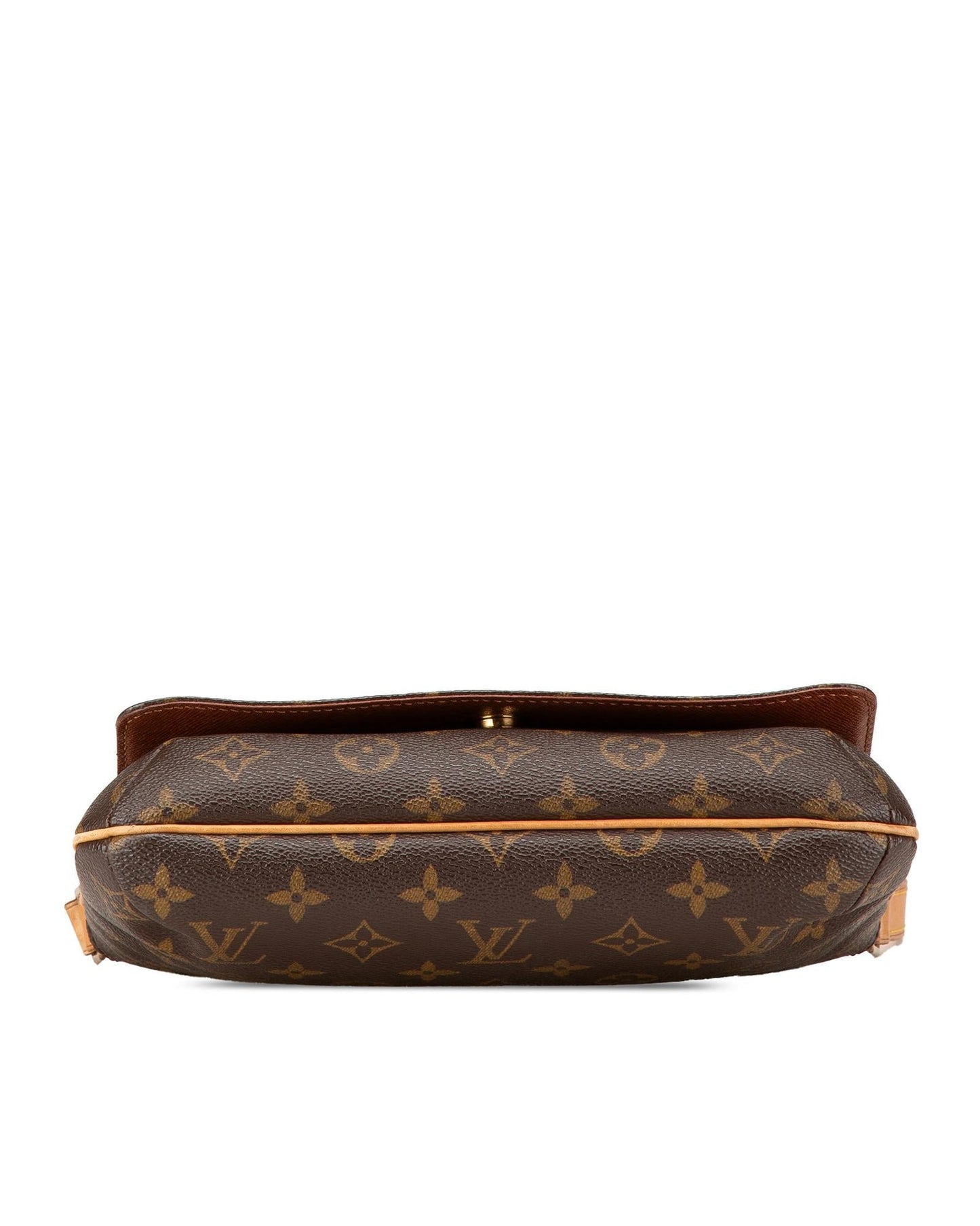 Monogram Canvas Shoulder Bag with Vachetta Leather Strap