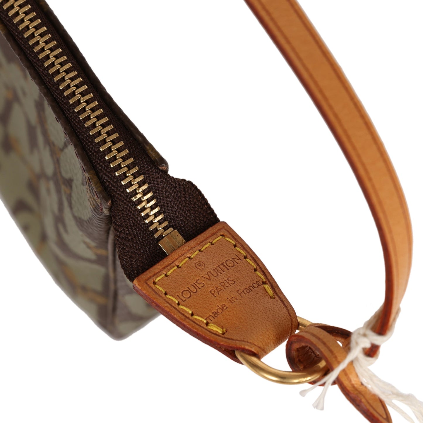 Louis Vuitton Vintage x Stephen Sprouse Pochette Accessories Khaki Graffiti Gold Hardware