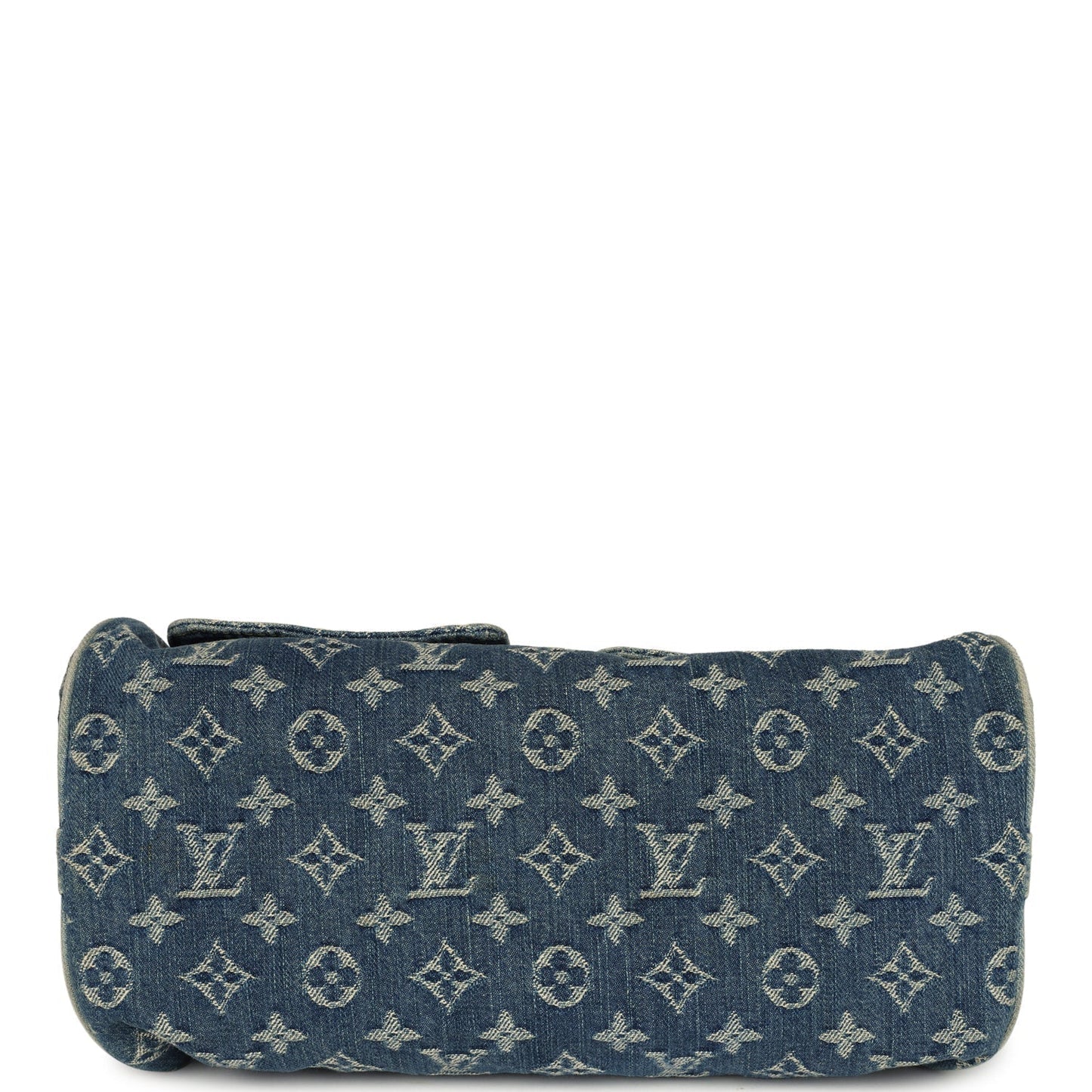 Louis Vuitton Vintage Neo Speedy Blue Denim Monogram Gold Hardware