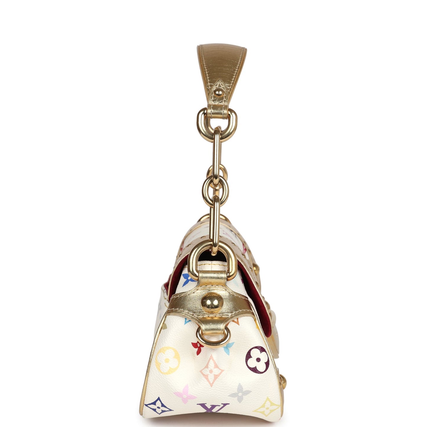 Louis Vuitton x Takashi Murakami Marilyn Bag White Multicolored Monogram Gold Hardware