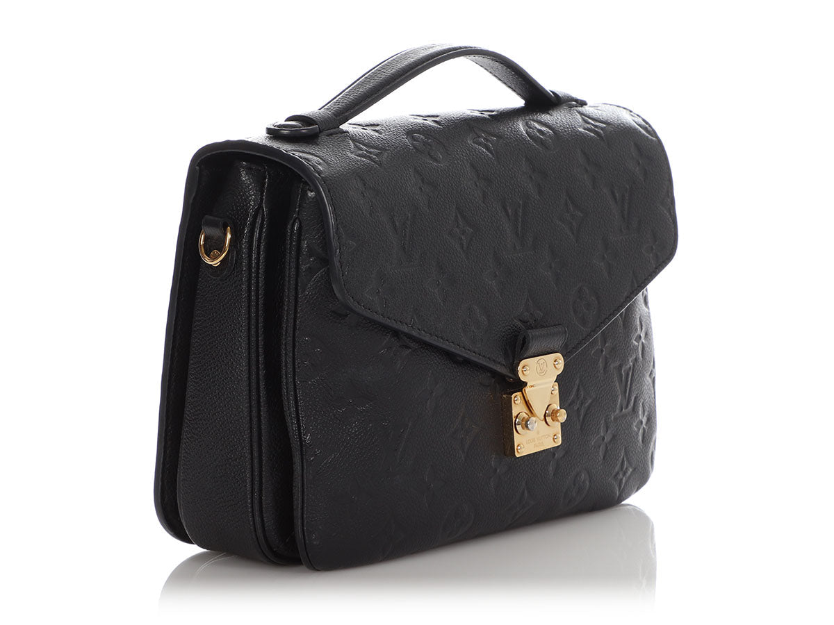 Louis Vuitton Noir Monogram Empreinte Pochette MÃ©tis