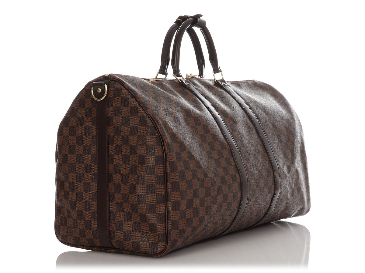 Louis Vuitton Damier EbÃ¨ne Keepall BandouliÃ¨re 55