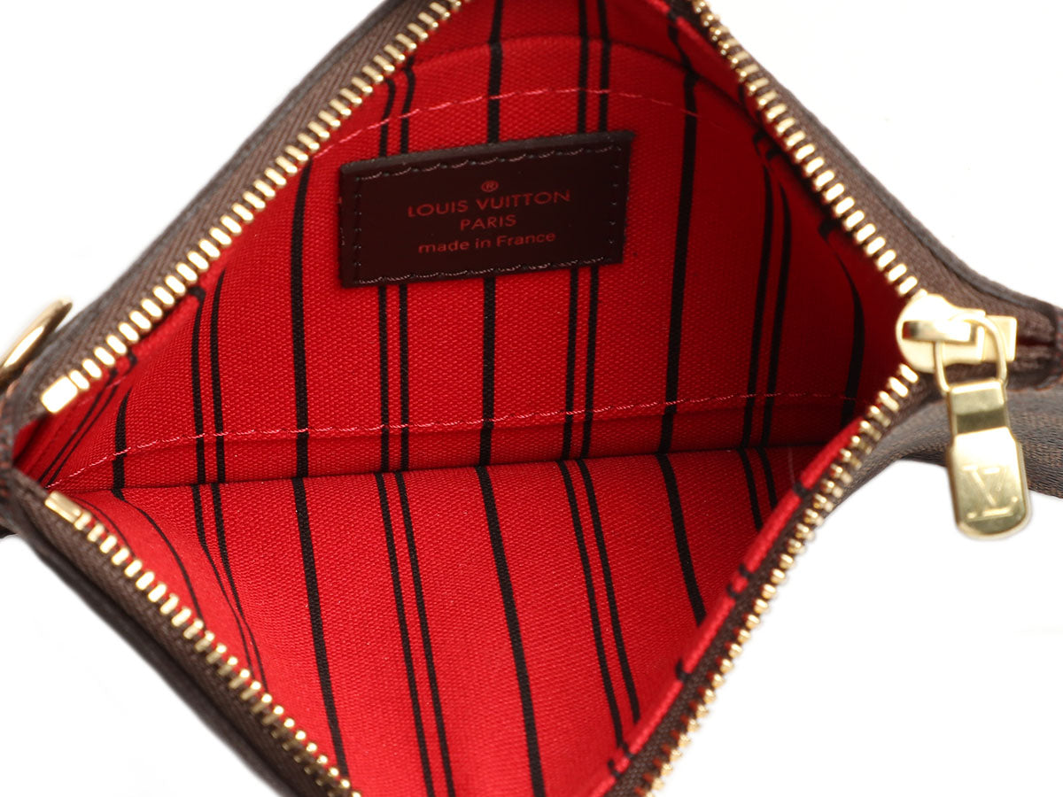 Louis Vuitton Damier EbÃ¨ne Neverfull Pouch PM