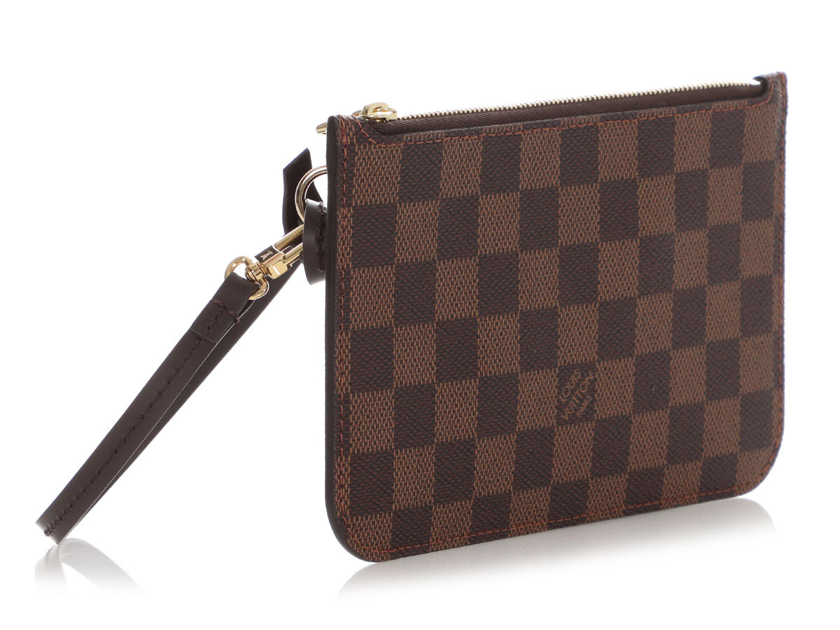 Louis Vuitton Damier EbÃ¨ne Neverfull Pouch PM