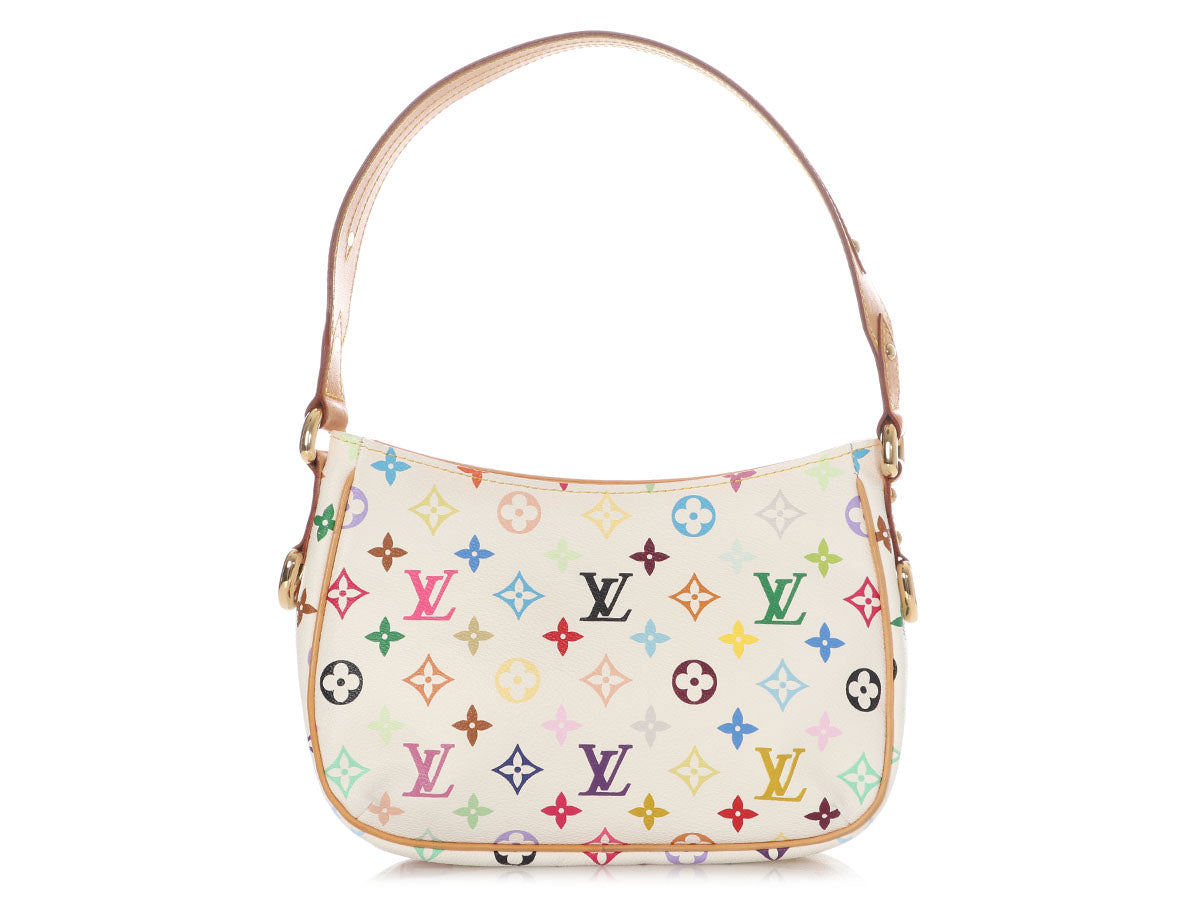 Louis Vuitton White Multicolore Monogram Lodge PM
