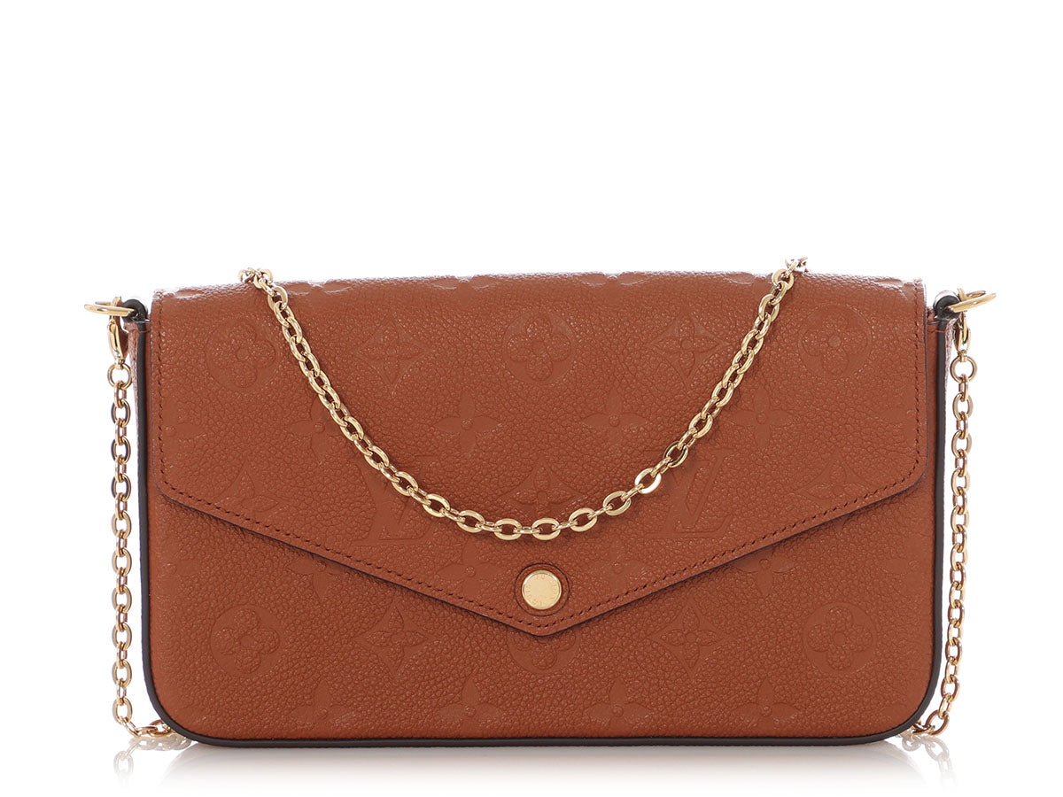 Louis Vuitton Cognac Monogram Empreinte FÃ©licie