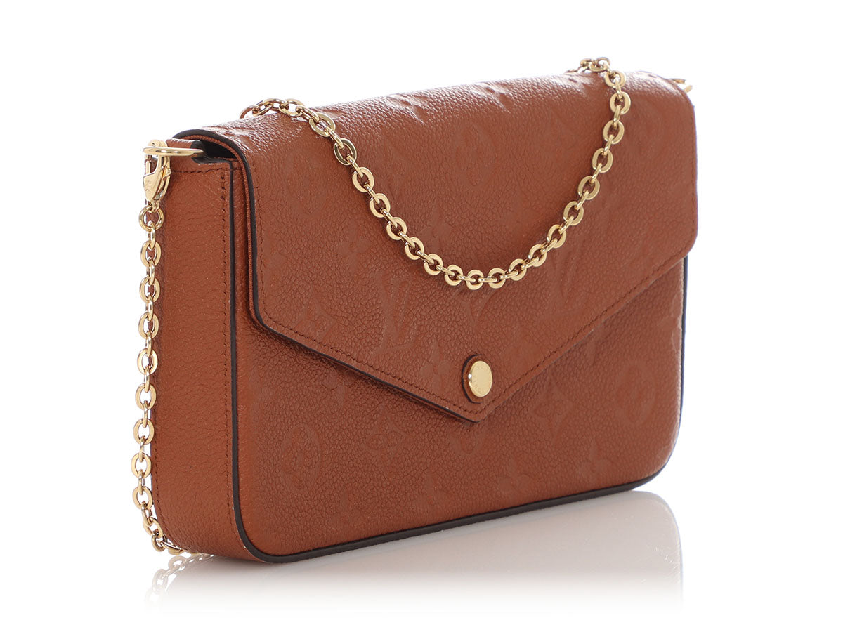 Louis Vuitton Cognac Monogram Empreinte FÃ©licie