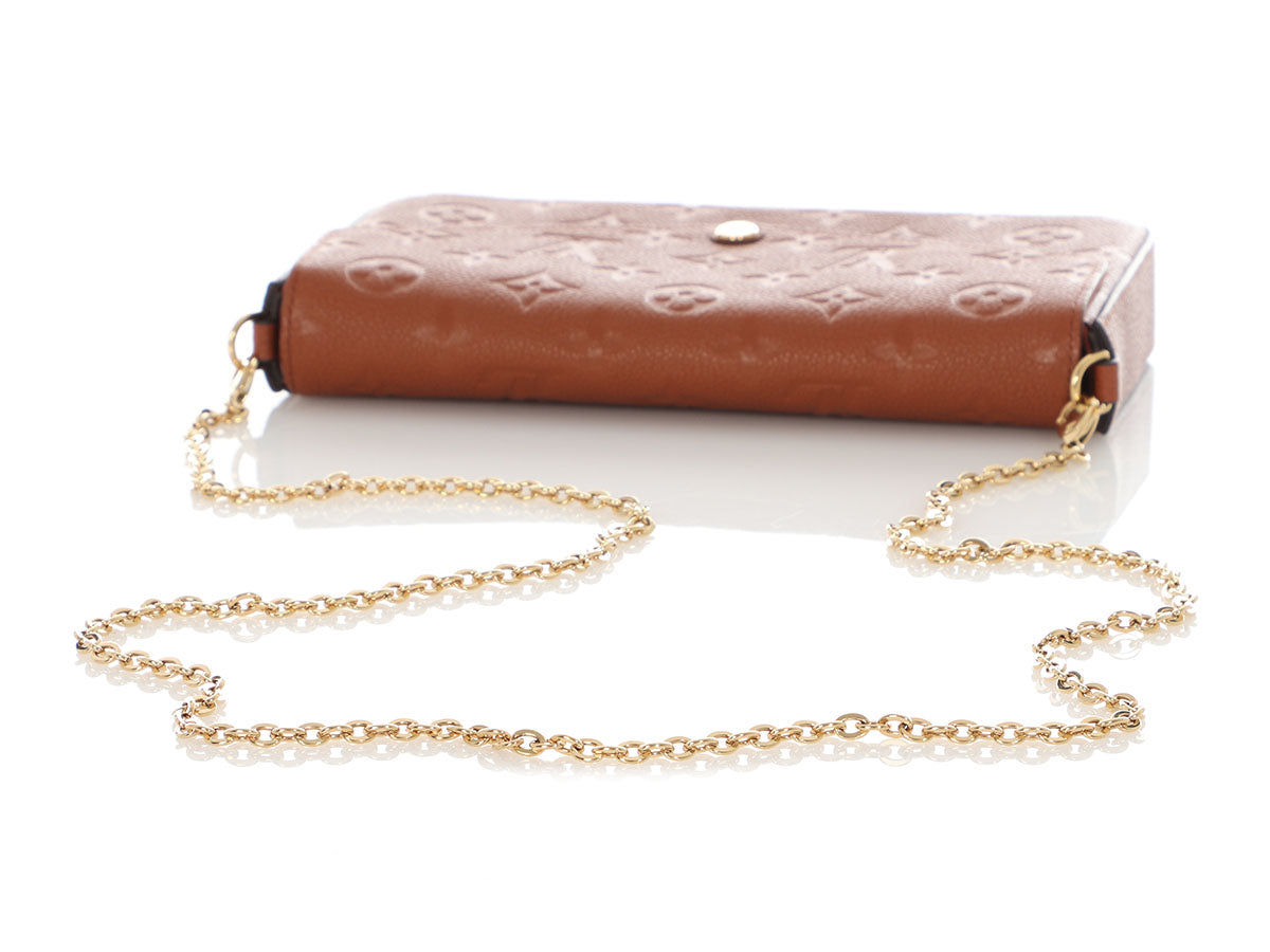 Louis Vuitton Cognac Monogram Empreinte FÃ©licie