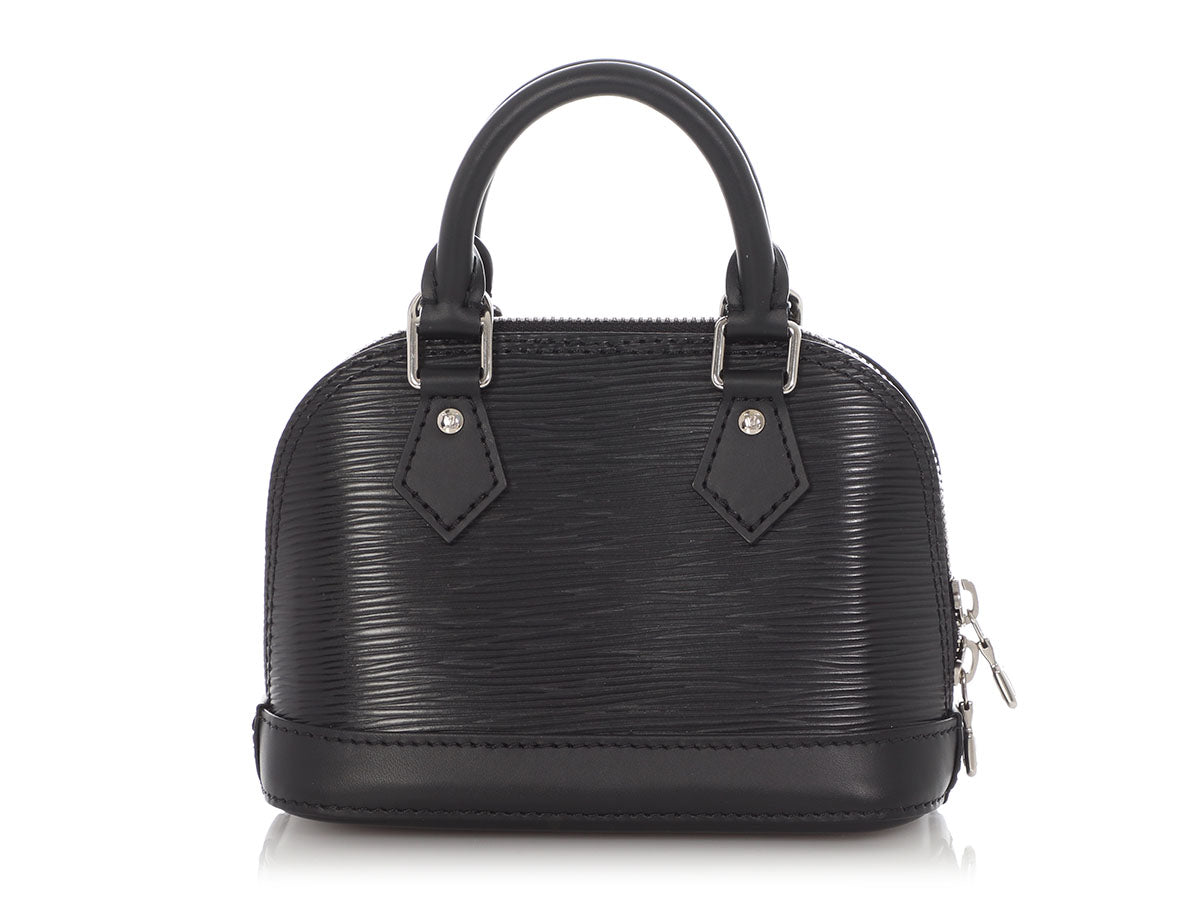 Louis Vuitton Mini Black Epi Alma