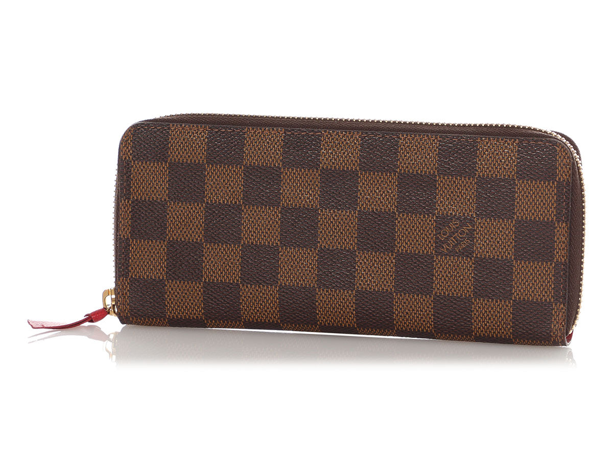 Louis Vuitton Damier EbÃ¨ne Clemence Wallet