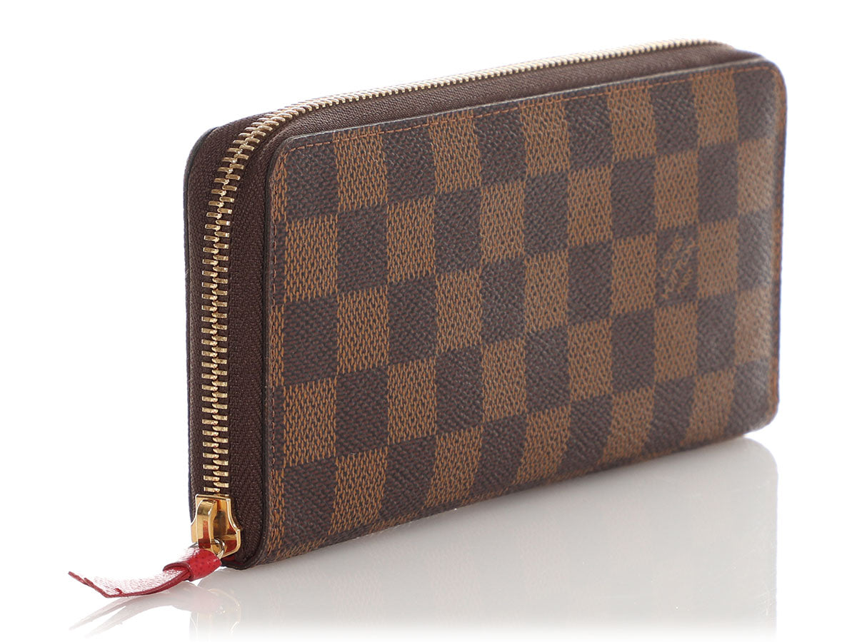 Louis Vuitton Damier EbÃ¨ne Clemence Wallet
