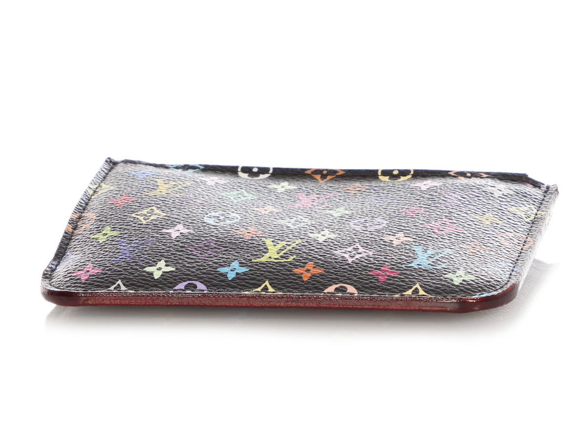 Louis Vuitton Noir Multicolore Monogram Poche ClÃ©s/Key Pouch