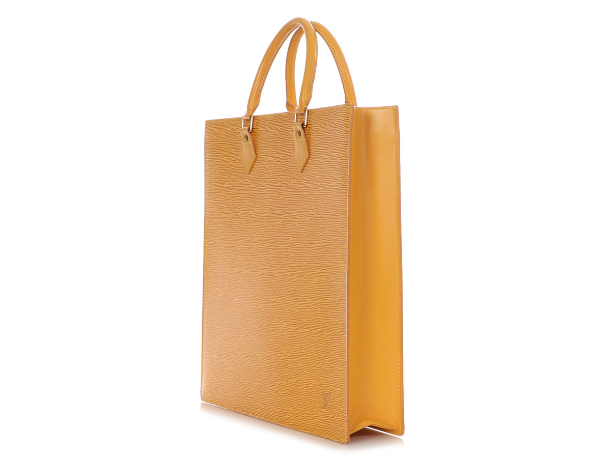 Louis Vuitton Vintage Yellow Epi Sac Plat