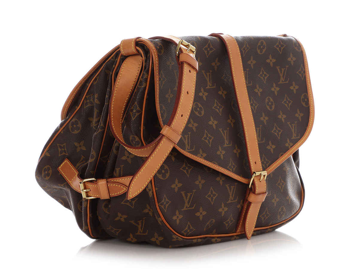 Louis Vuitton Monogram Saumur 35