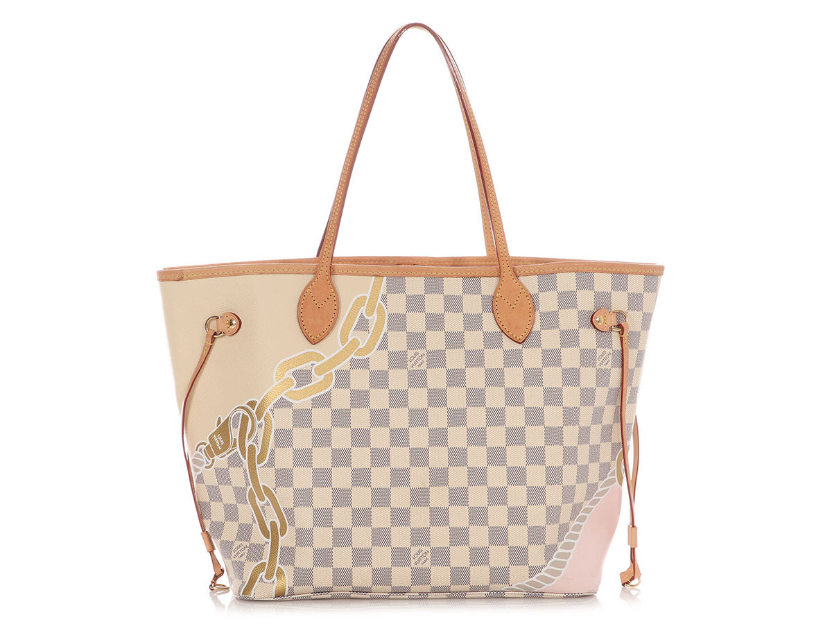 Louis Vuitton Nautical Damier Azur Neverfull MM