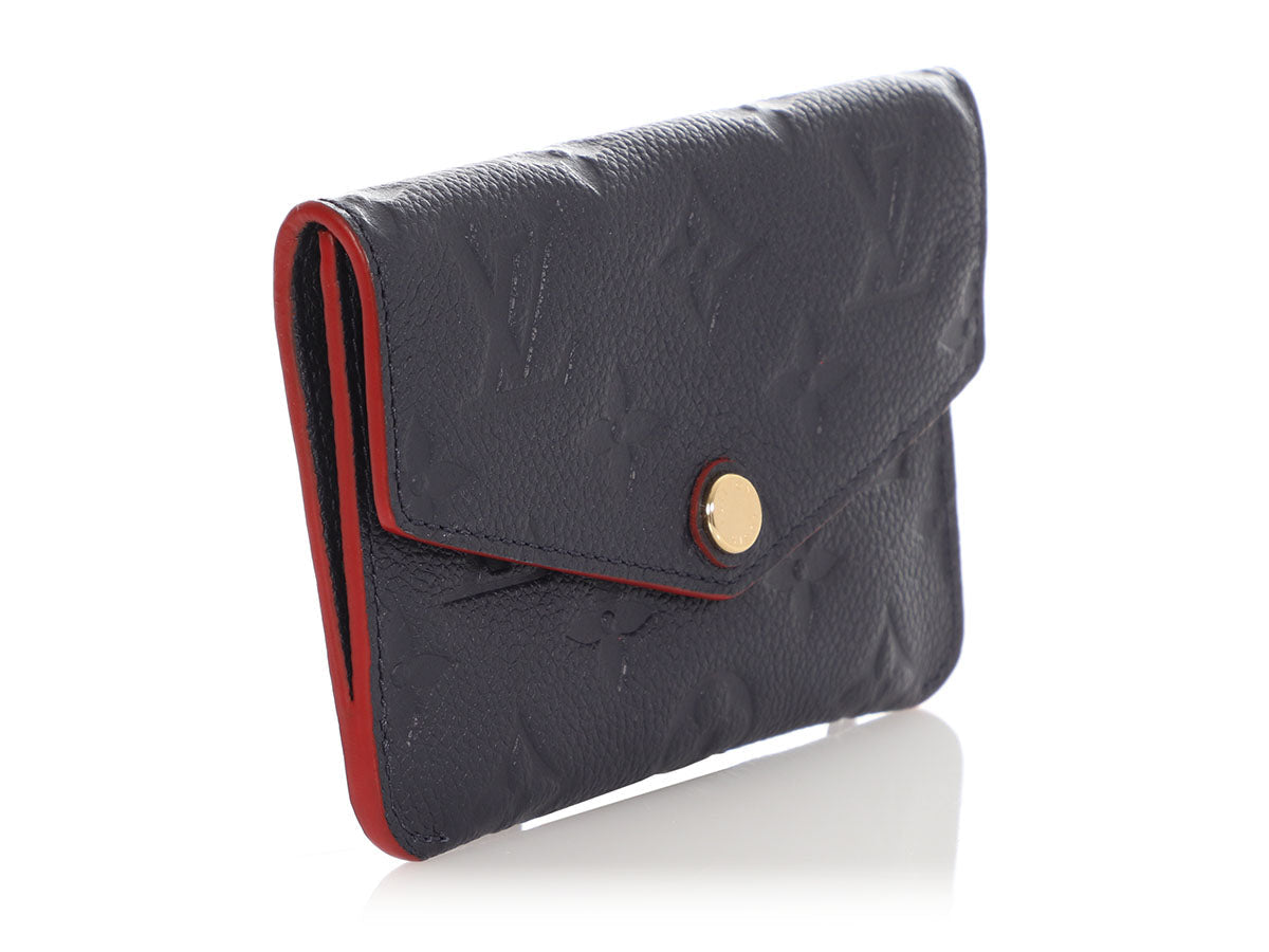 Louis Vuitton Marine Rouge Monogram Empreinte Key Pouch