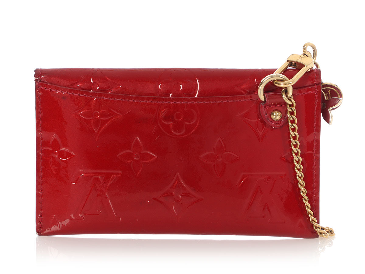 Louis Vuitton Pomme dâ€™Amour Vernis Wallet with Chain