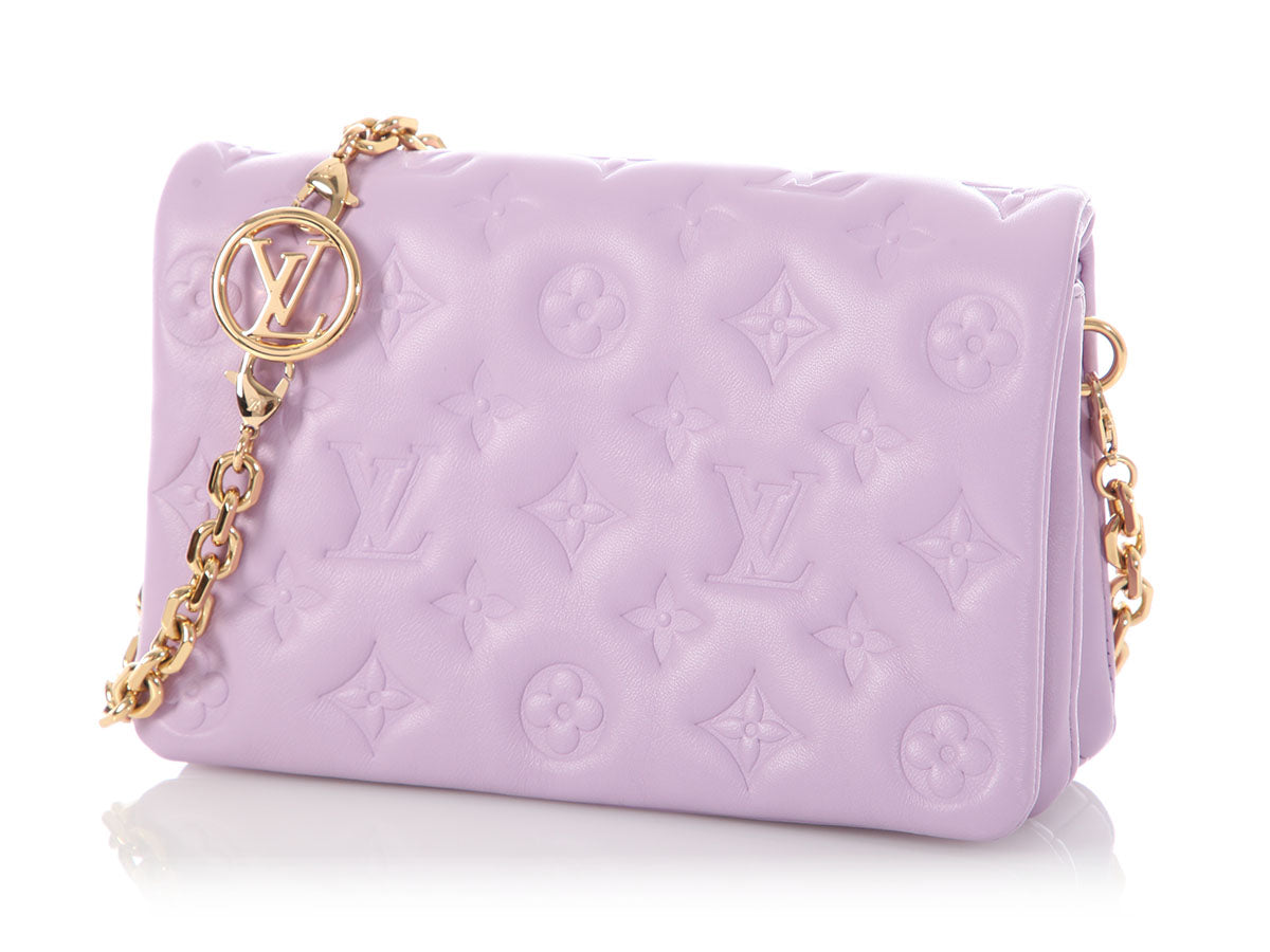 Louis Vuitton Parme Lambskin Pochette Coussin