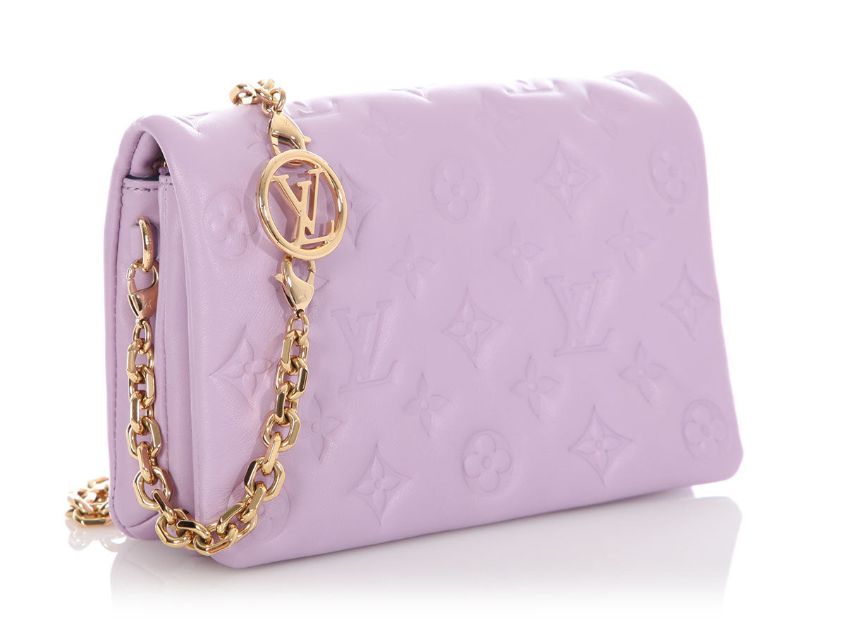 Louis Vuitton Parme Lambskin Pochette Coussin