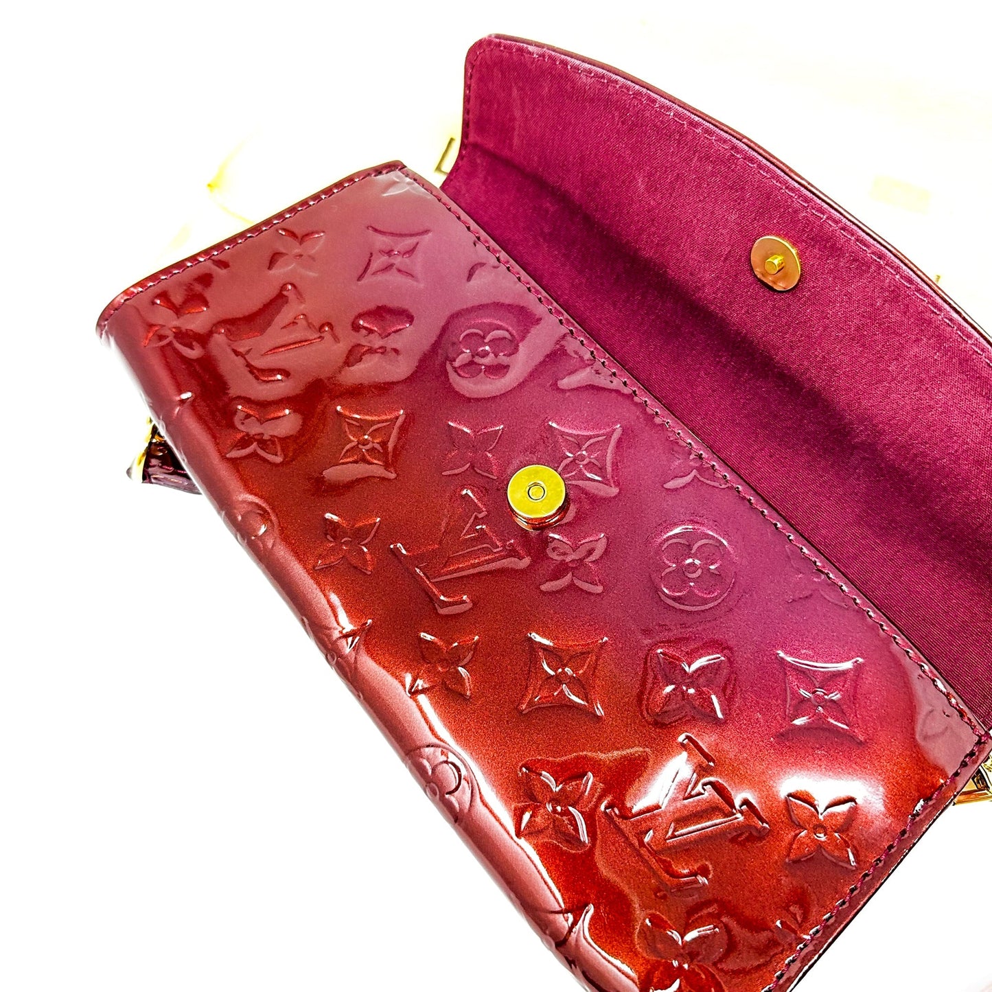 Louis Vuitton Sunset Boulevard Handbag Monogram Vernis