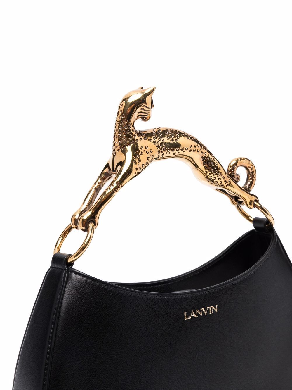 LANVIN HOBO BAG WHIT CAT HANDLE