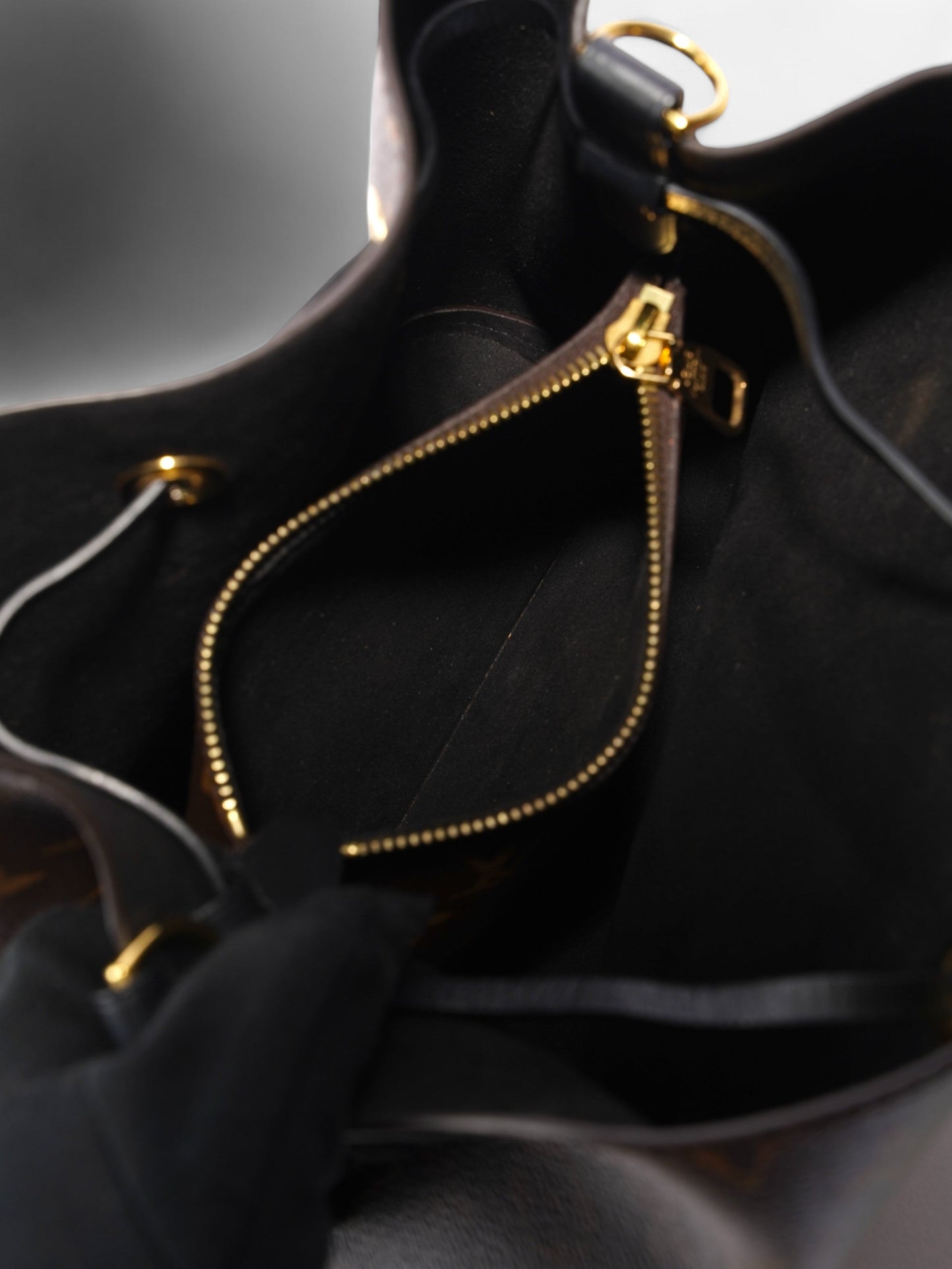 Louis Vuitton NeoNoe Monogram / Black Coated Canvas