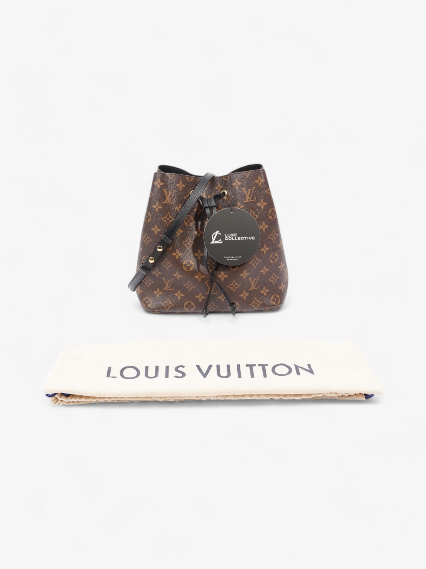 Louis Vuitton NeoNoe Monogram / Black Coated Canvas