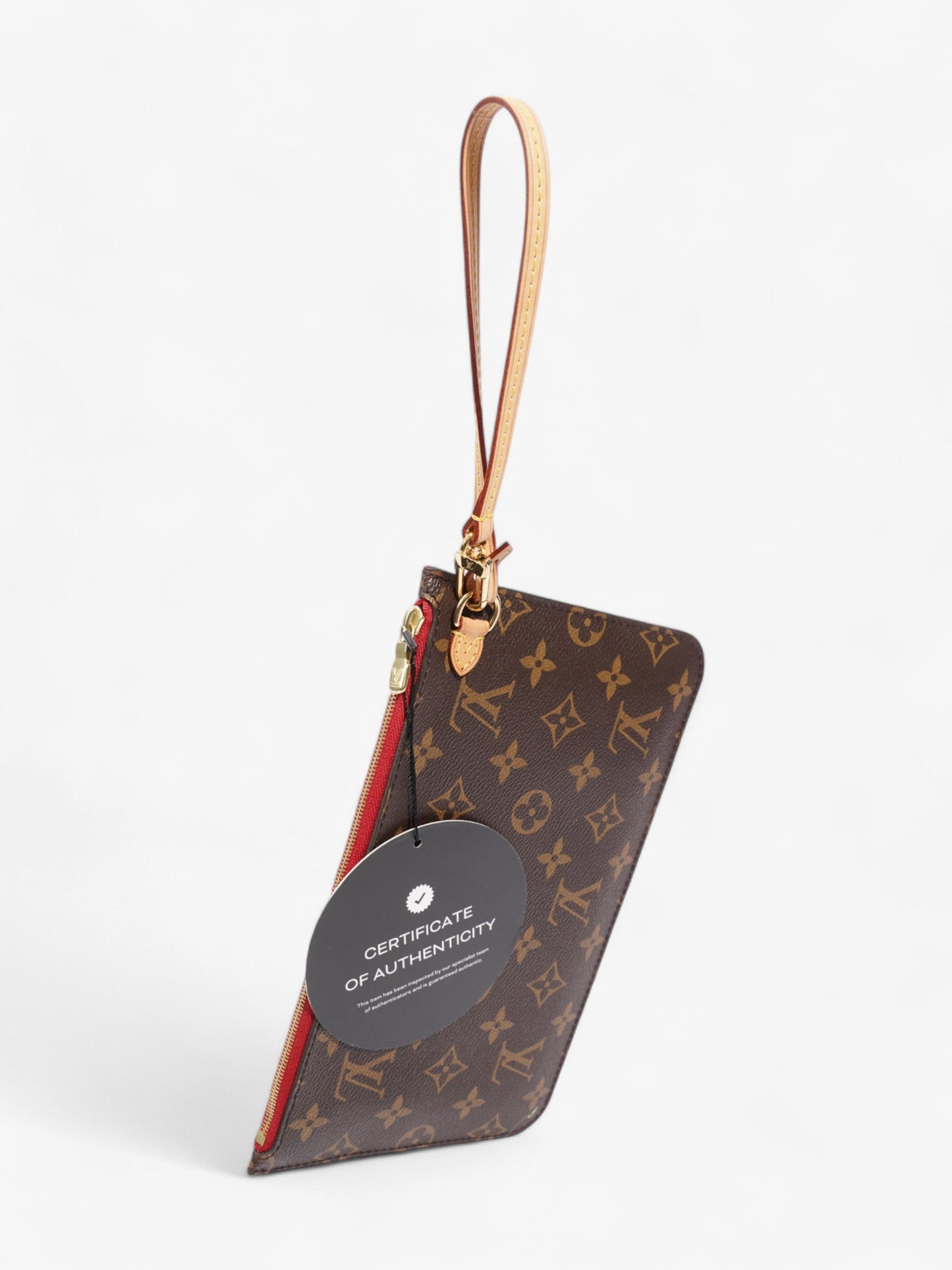 Louis Vuitton Neverfull Pouch Monogram Coated Canvas