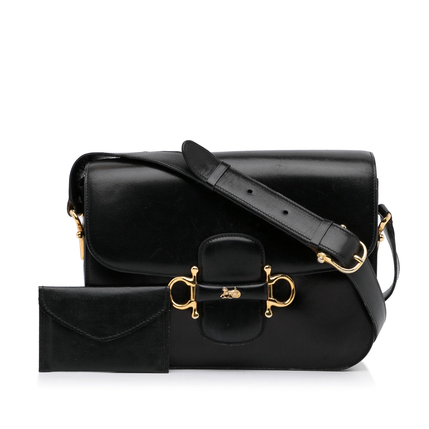Celine Crecy Black Leather
