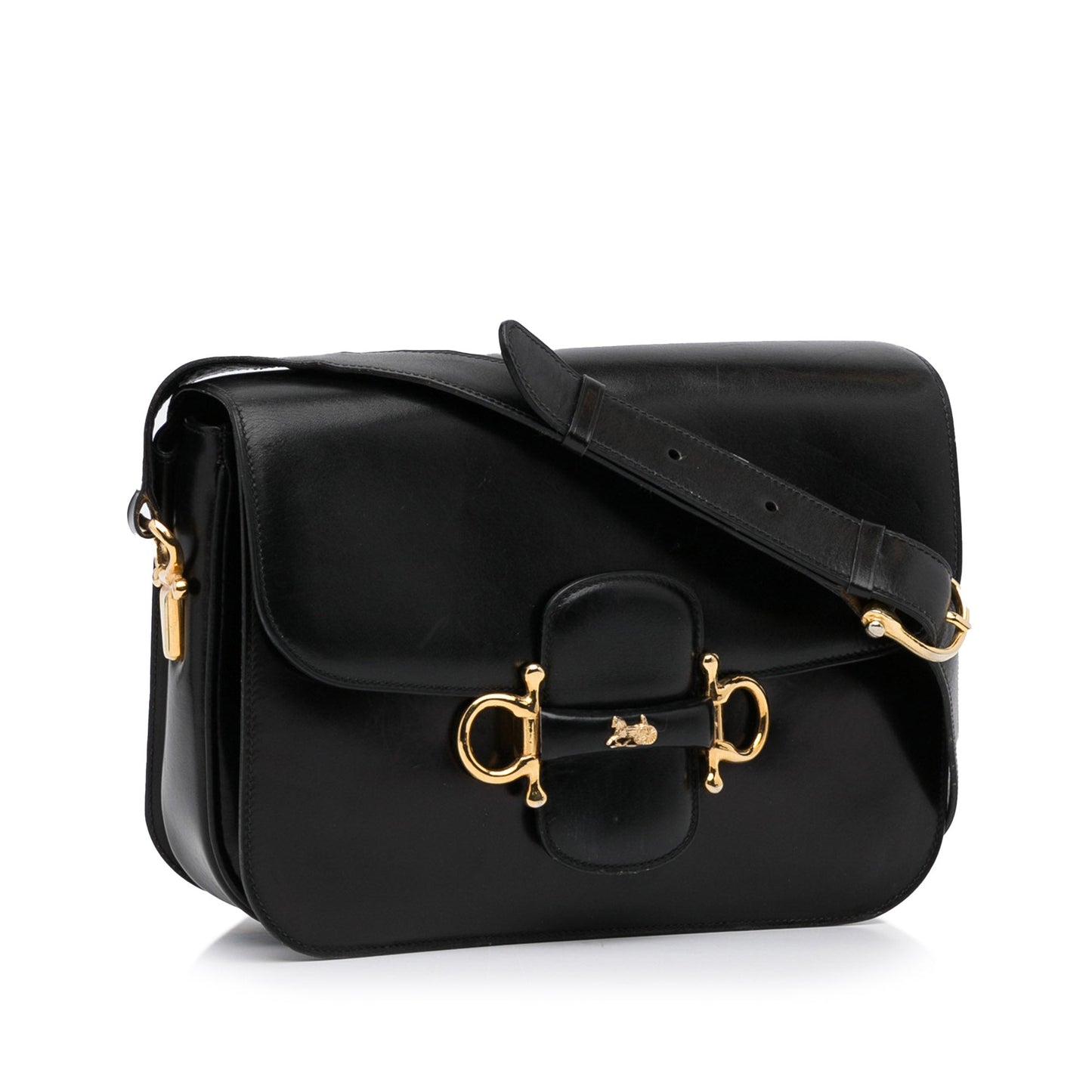 Celine Crecy Black Leather