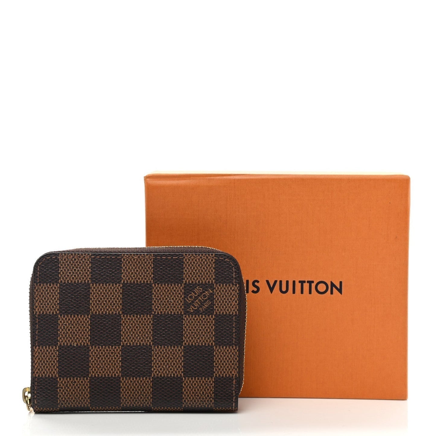 LOUIS VUITTON DAMIER EBENE SMALL ZIP WALLET