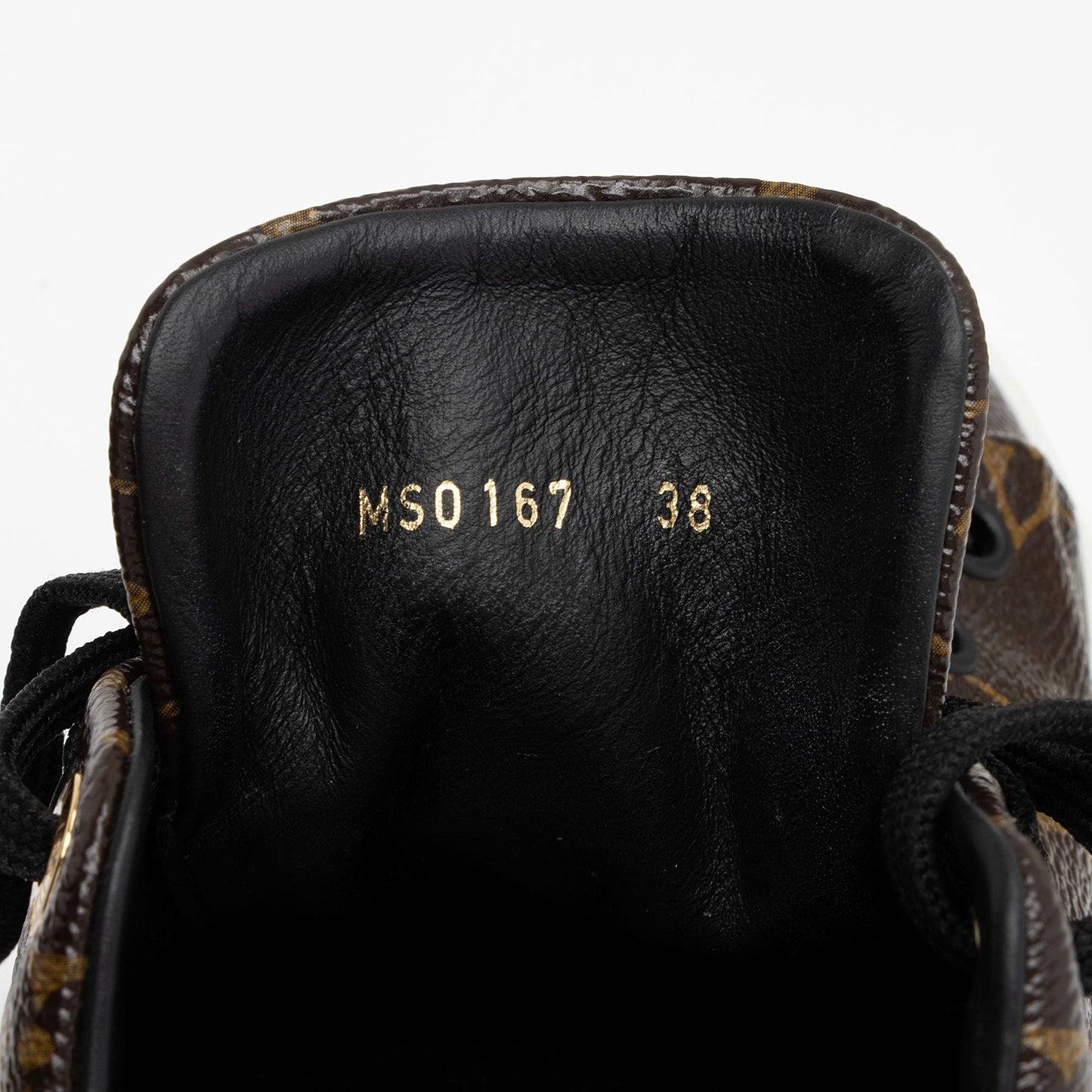 Louis Vuitton Monogram Canvas Patent Leather Front Row Sneakers - Size 8 / 38 (SHF-Q57Jez)