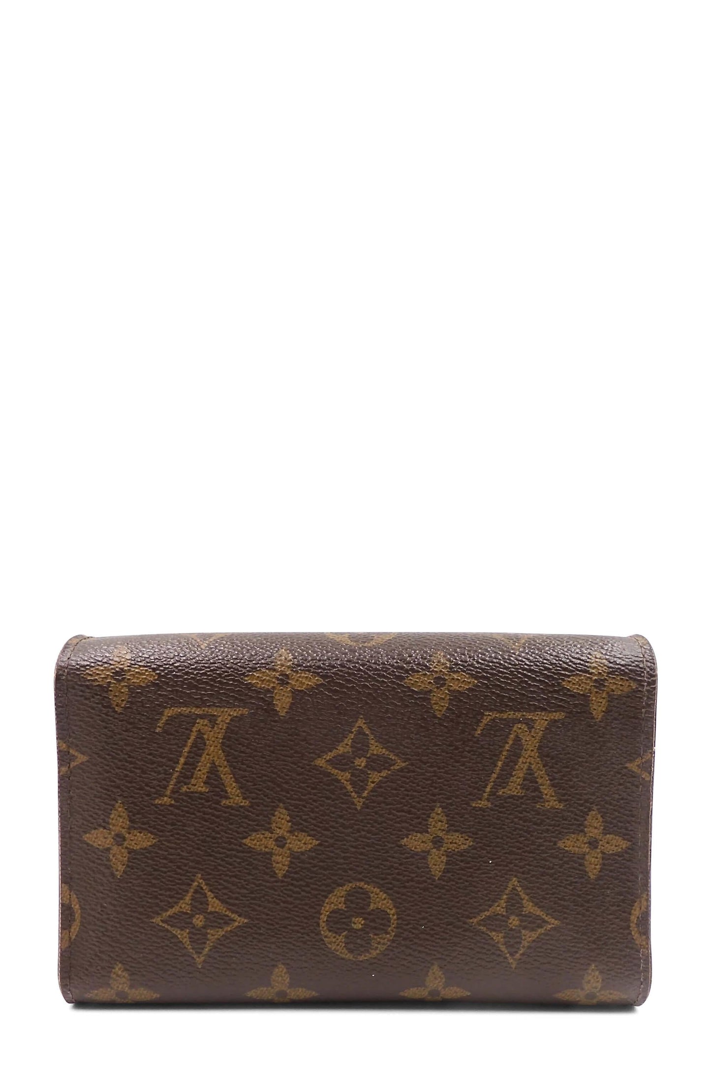 Monogram Travel Wallet Brown