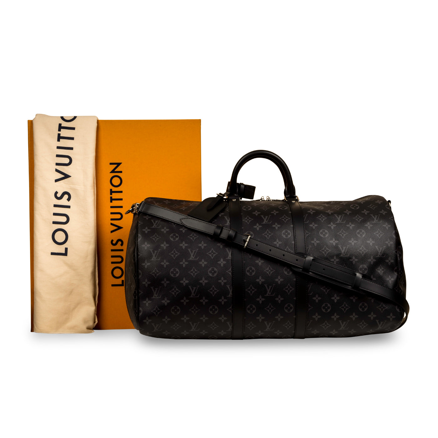 Louis Vuitton Keepall BandouliÃ¨re 55 - Monogram Eclipse