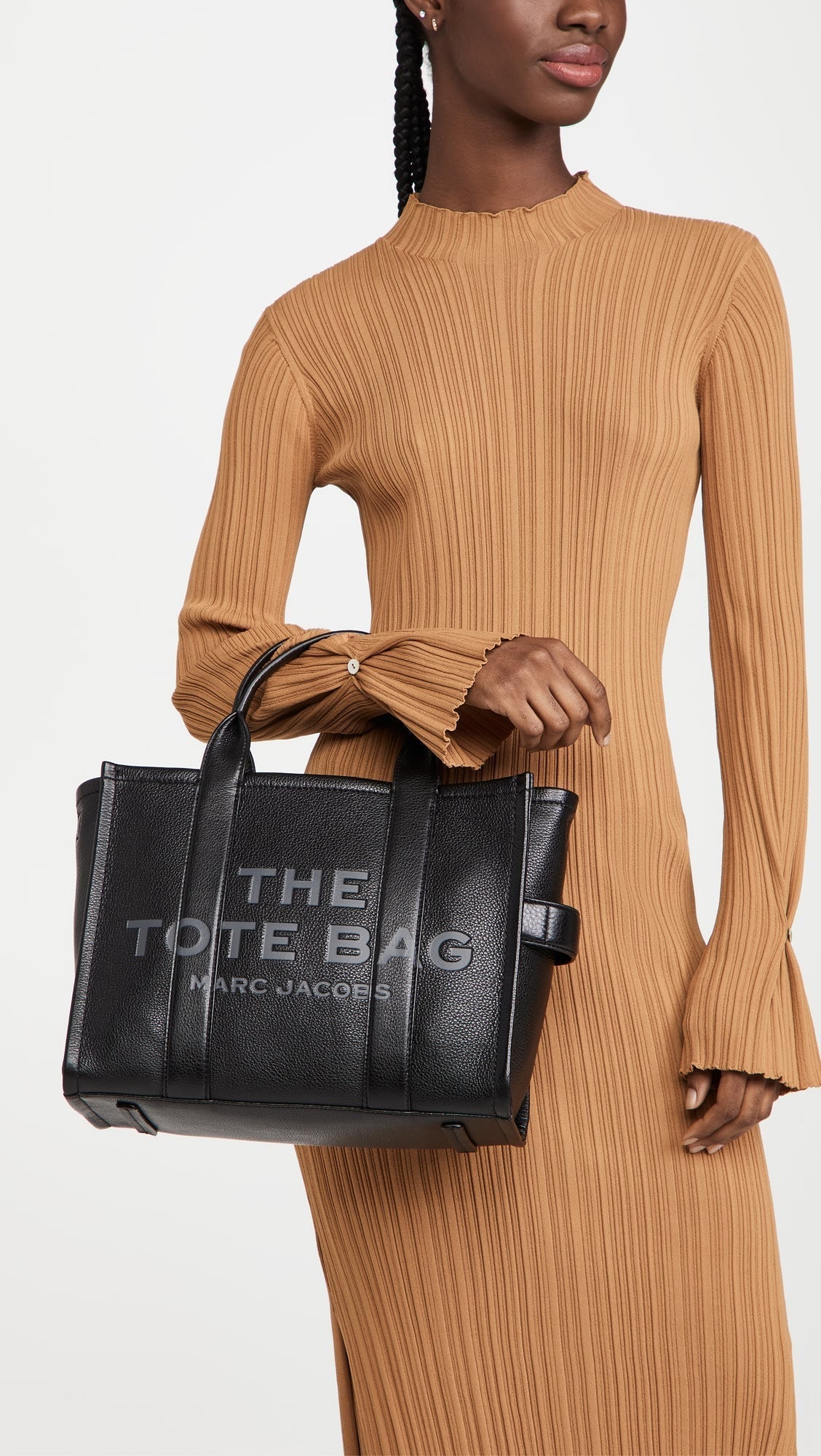 MARC JACOBS LEATHER THE TOTE BAG MEDIUM