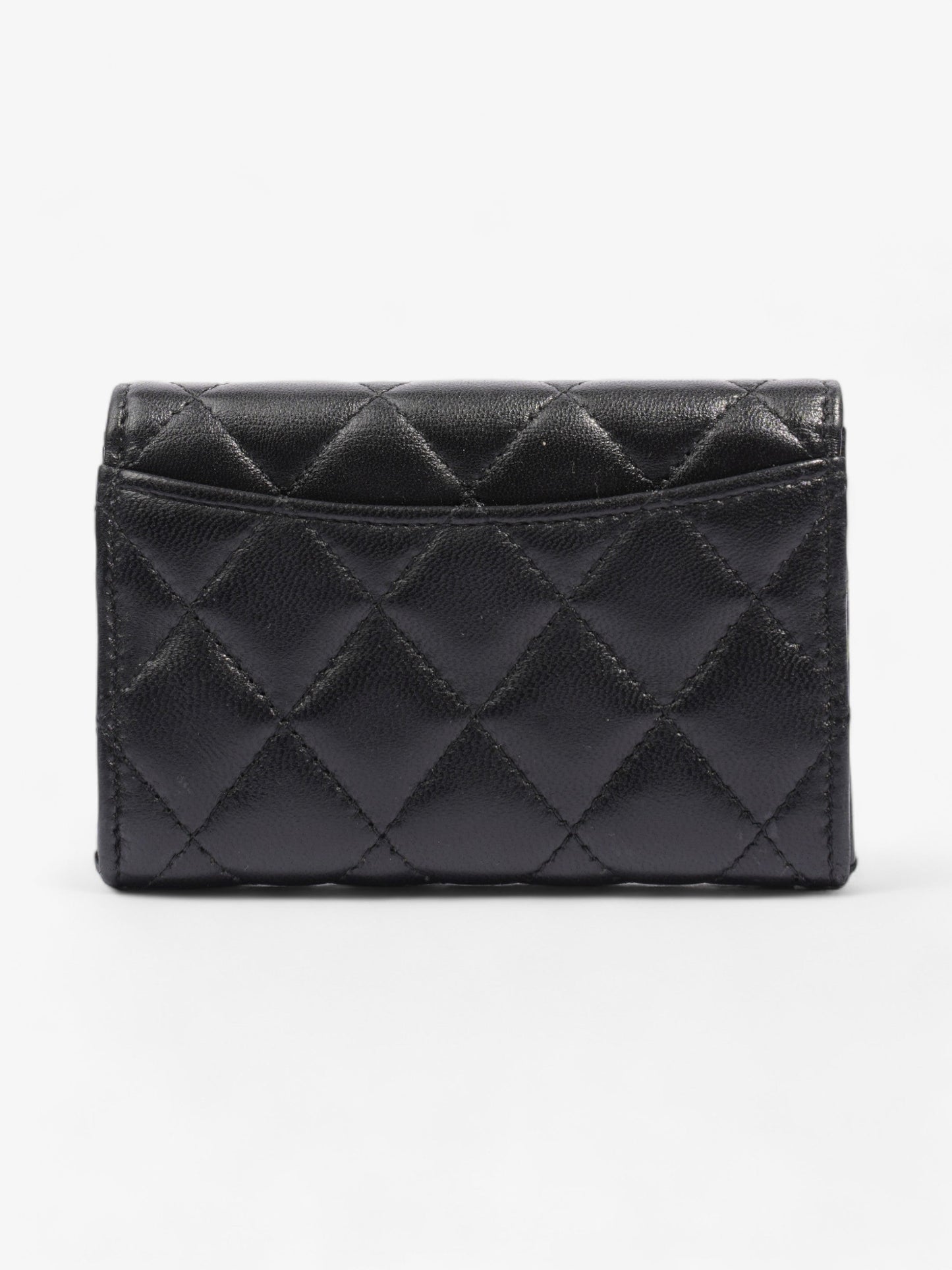 Chanel Classical Card Holder Black Lambskin Leather